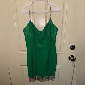 Fashion Nova “With Confidence” Green “Mini Dress”
